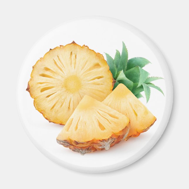 Ananas delar magnet (Framsidan)