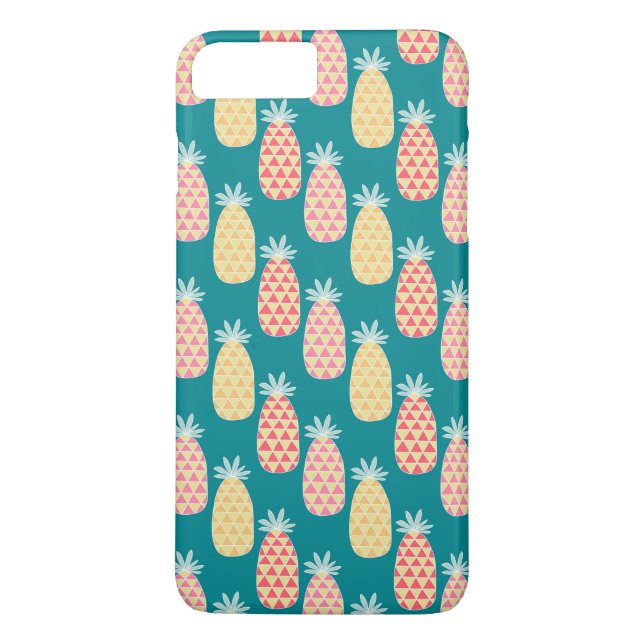 Ananas Doodle Mönster Case-Mate iPhone Skal (Baksida)