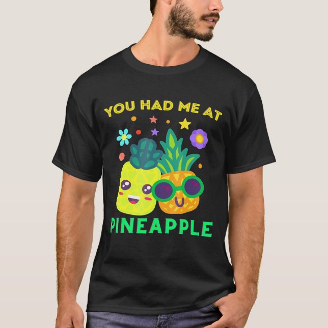 Ananas du hade mig på ananas sommar Manar Mamma T Shirt (Framsida)