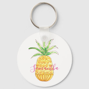 Ananas eget namn nyckelring