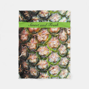 Ananas exotisk saftighet och naturlig fleecefilt