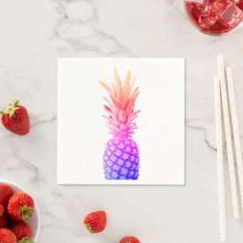 Ananas Färglös Rosa Lila Regbow Pappersservett