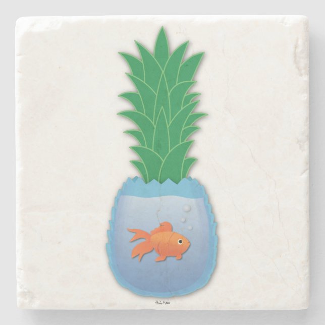 Ananas fisksten Underlägg (Framsidan)