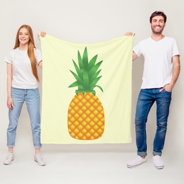 Ananas Fleecefilt (På plats)