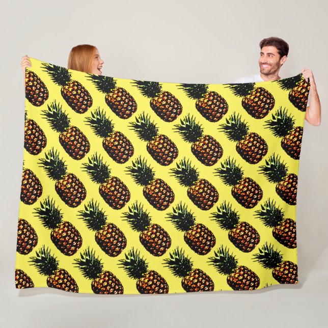 Ananas Fleecefilt (På plats)