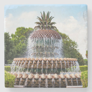 Ananas Fontän i Charleston, SC Underlägg Sten