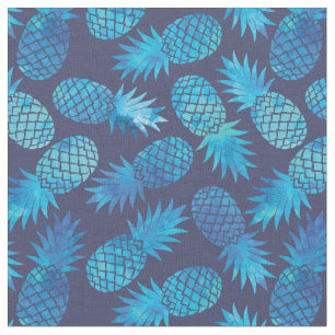 Ananas för blåttTiefärg Tyg