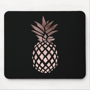 ananas för klar faux för elegant rosa guld- musmatta