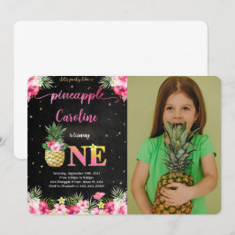 Ananas Foto Inbjudan