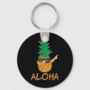 Ananas Fruit Aloha Beacher Hawaii - Surfa New Nyckelring