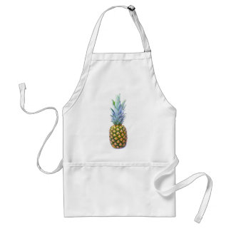 Ananas Frukt Strand Efterrätt Färgglad Tropisk Förkläde