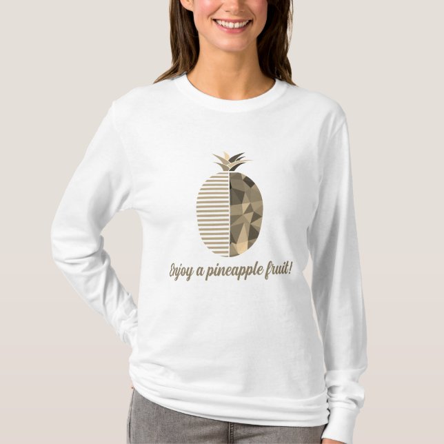 Ananas Fruktfoder T Shirt (Framsida)