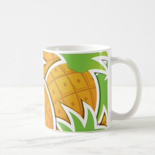 Ananas, funky kaffemugg