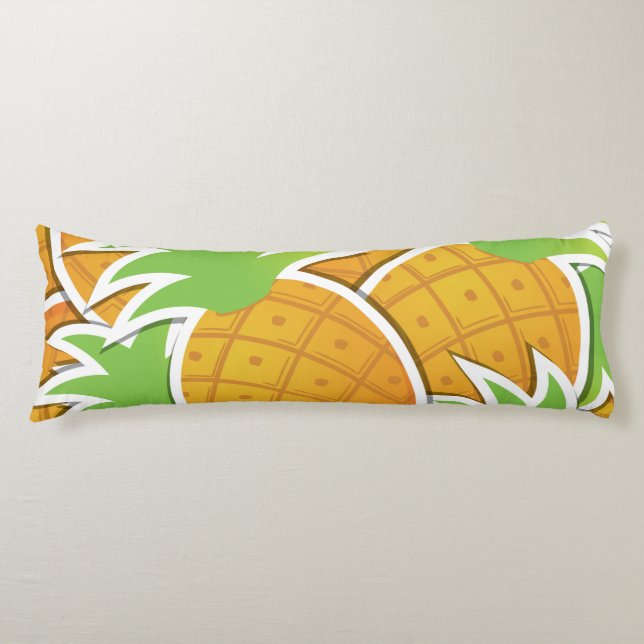 Ananas, funky kroppskudde (Framsidan)