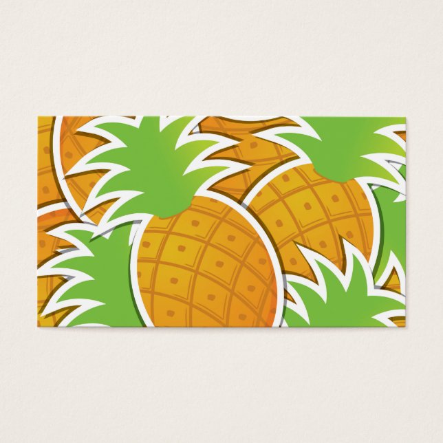 Ananas, funky visitkort (Framsidan)
