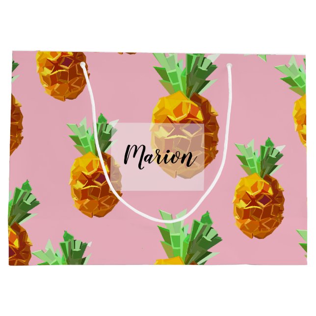 Ananas Gift Bag Namn (Baksidan)