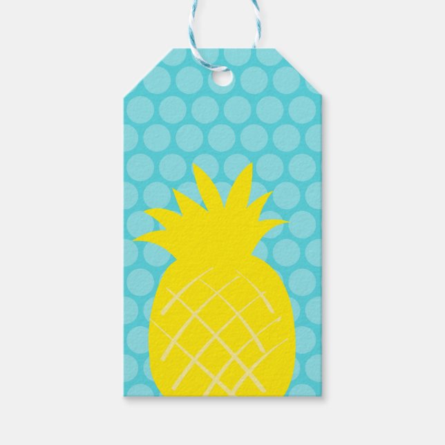 Ananas Gift-Märkre Presentetikett (Framsidan)
