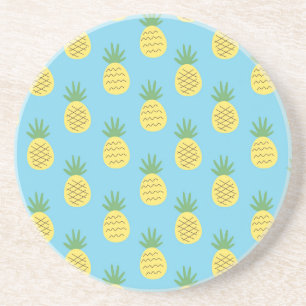 Ananas glädje: Tryckfärgsfrukt Underlägg