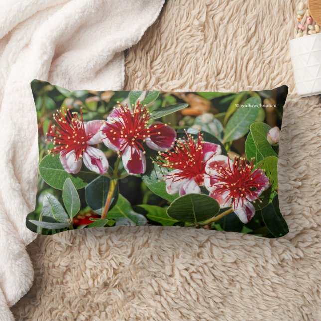 Ananas Guava/Guavasteen Flowers Lumbarkudde (Filt)