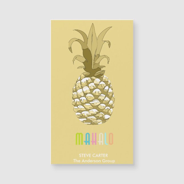 Ananas Guld Mahalo ID239 (Framsida)