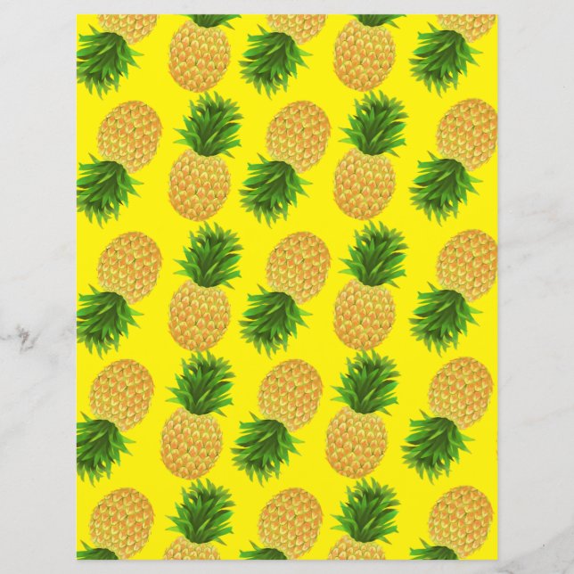 Ananas Gult Papprare Lakan (Framsida)