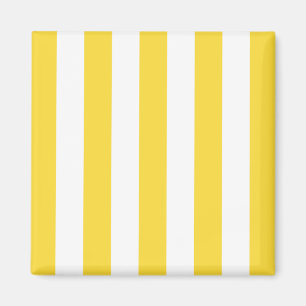 Ananas Gult Vit XL Rand Mönster Magnet