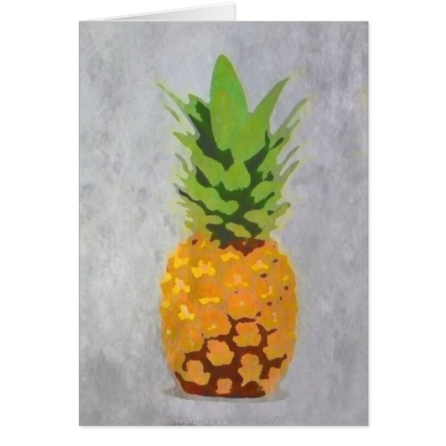 Ananas Hälsningskort (Framsidan)