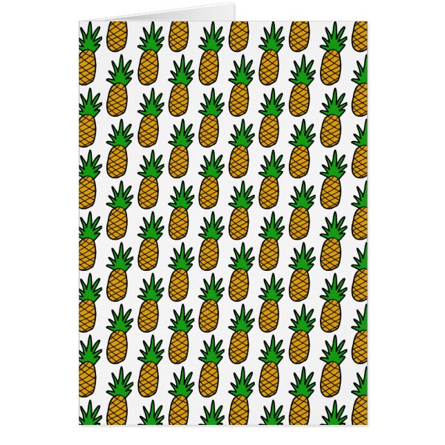 Ananas Hälsningskort (Framsidan)