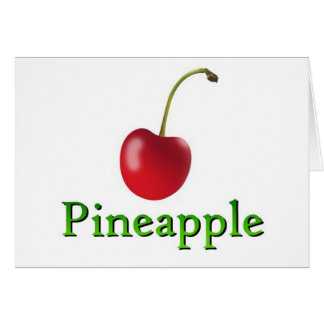 Ananas Hälsningskort