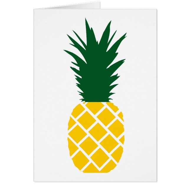 Ananas Hälsningskort (Framsidan)