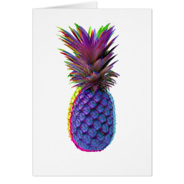 Ananas Hälsningskort (Framsidan)