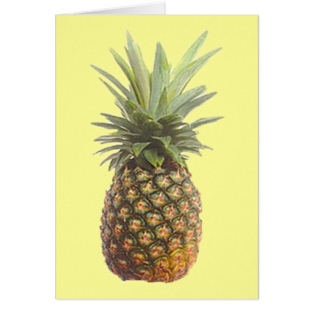 Ananas Hälsningskort (Framsidan)