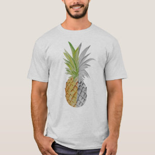 Ananas, halverad svart vit Färg, unik T Shirt