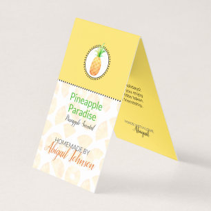 Ananas homemade Bath & Body Label   MÄRKRE Kort