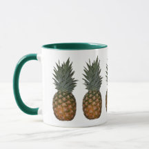 Ananas i en rad Mugg