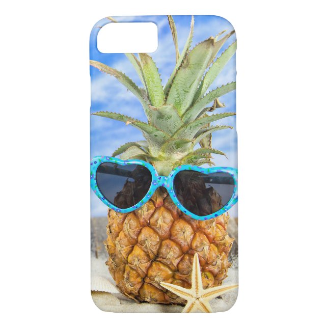 Ananas i solglasögon Case-Mate iPhone skal (Baksida)