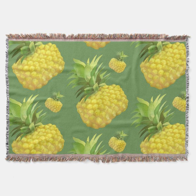 Ananas illustration filt (Framsidan)