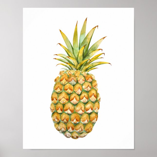 Ananas Illustration Poster (Framsidan)