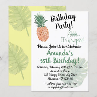 Ananas Inbjudningar