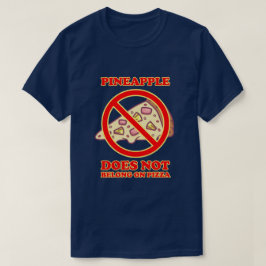 Ananas innehåller inga Tillhör på Pizza T Shirt