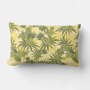 Ananas Kamouflage Hawaianska Ländryggskuddar Lumbarkudde