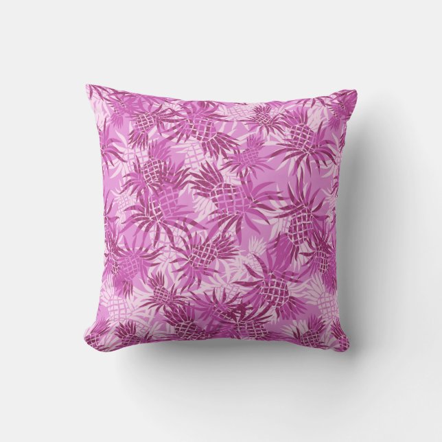 Ananas Kamouflage Hawaiianska Dekorativa Kuddar (Framsida)