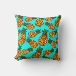Ananas Kärlek Mönster - Tasty Tropical Exotic Kudde