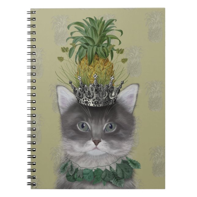 Ananas Katt Anteckningsbok (Framsidan)