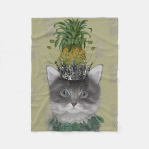 Ananas Katt Fleecefilt
