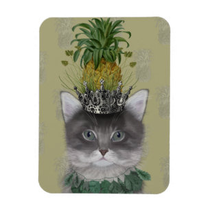 Ananas Katt Magnet