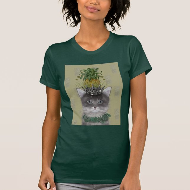 Ananas Katt T Shirt (Framsida)