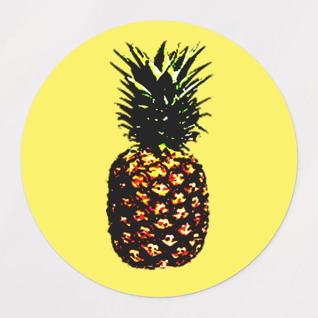 Ananas Klistermärke (Design 3)
