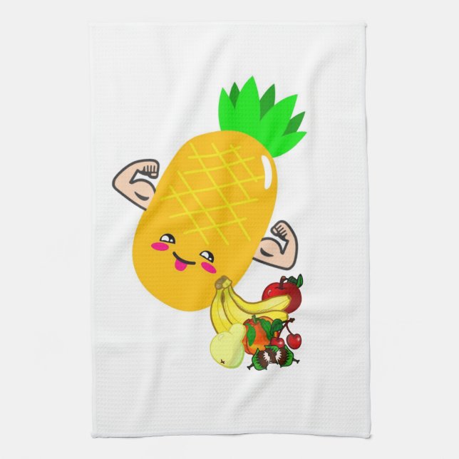 Ananas Kökshandduk för frukt (Vertikal)