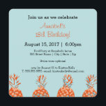 Ananas Krona Inbjudningar<br><div class="desc">En designteckning med ananas krona.</div>